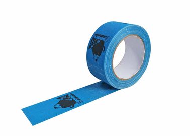 Fita adesiva colorida embalagem impressa azul de pano para a força de alta elasticidade de decoração
