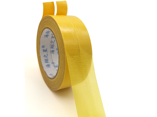 Dobro amarelo fita customizável adesiva tomada partido do tapete do derretimento quente