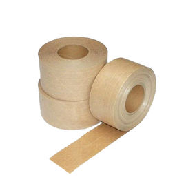 Fita adesiva reforçada resistente de papel de embalagem da cor de Brown para embalar