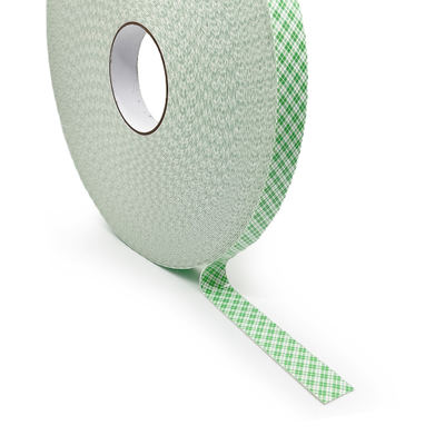 Fita de espuma PU dupla face 1mm adesivo acrílico branco 24m