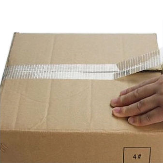 Fita adesiva de fibra de vidro transparente de um lado reforçada com tamanho de 48mm*20m e espessura de 150mic para vedação e mascaramento