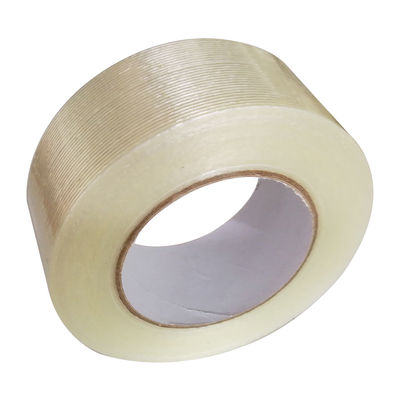 Fita de filamento de fibra de vidro mono orientada à prova d'água com espessura de 150 micras e tamanho de 48mm*40m para agrupamento