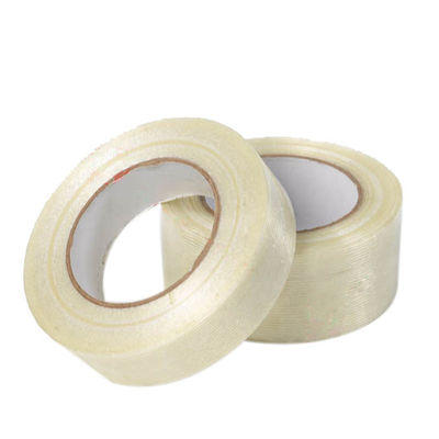 Fita de filamento de fibra de vidro mono orientada à prova d'água com espessura de 150 micras e tamanho de 48mm*40m para agrupamento