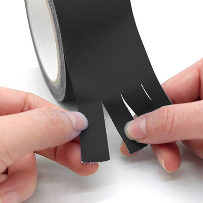 Fita Gaffer Premium de Tecido Fosco Preto para Iluminação de Estúdio e Palco, Acabamento Limpo