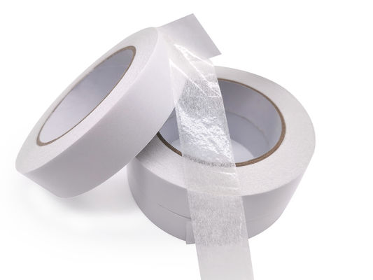 Fita Dupla Face de Papel Tissue com Adesivo Acrílico de Alta Adesão para Laminação