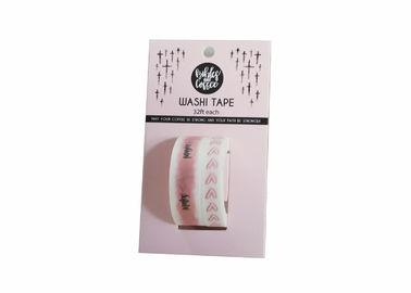 Fita de papel impressa costume de Washi do núcleo plástico