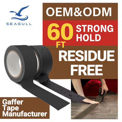 Fita Gaffer de Tecido Pesado para Piso de Eventos, Gerenciamento de Cabos e Fixação Temporária
