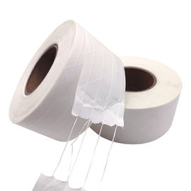 Fita gomada branca do papel de embalagem, Impressão ativada do logotipo da fita da embalagem da fibra de vidro água de papel