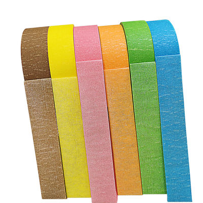 Papel de arroz esparadrapo de borracha natural colorido estreito da fita de 2 polegadas resistente ao calor