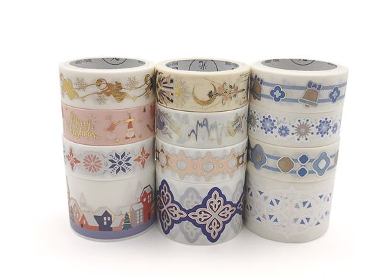 A cavidade sonhadora simples japonesa do rolo da fita de papel ata etiquetas adesivas da fita de Washi para o diário DIY decorativo