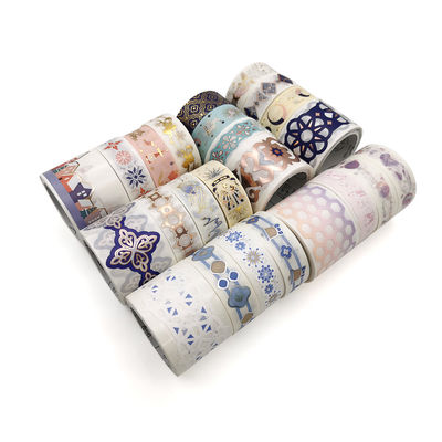 Bala da fita de Washi da regra da interrupção de Forest Series Spots Color Scrapbook de sal que gerencie fitas de mascaramento de Deco