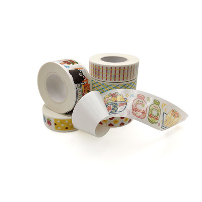Uso pessoal de Lotus Washi Paper Tape For do teste padrão novo colorido