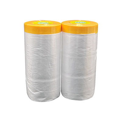 Filme de máscara alaranjado da proteção plástica para a pintura de pulverizador