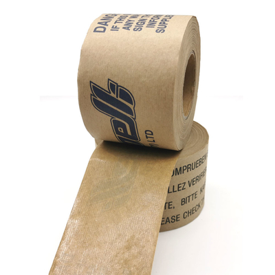 Fita tomada partido do papel de embalagem de Brown da proteção ambiental da fábrica profissional única