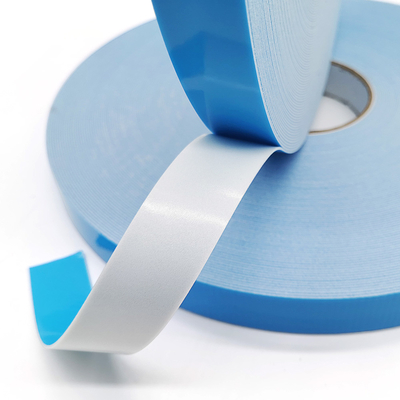 Fita tomada partido da espuma do PE da adesão dobro azul customizável alto para fixar