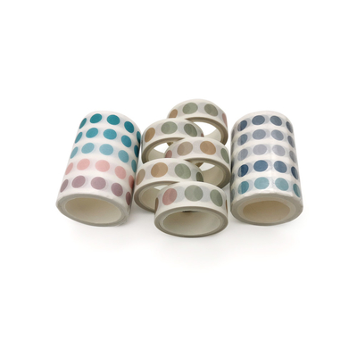A fita de Washi de 1 polegada cortou a fita de papel da embalagem de Washi