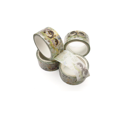 Fita floral de Washi do Natal de Sided Rubber Coloured do cantor